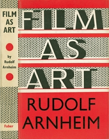 <cite>Film as Art</cite> by Rudolf Arnheim book jacket