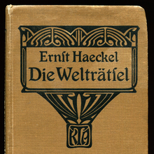 <cite>Die Welträtsel</cite> by Ernst Haeckel (Kröner, 1909)