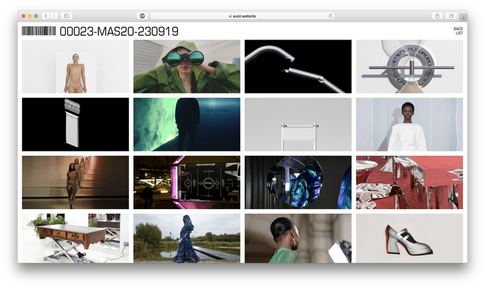 Avoir identity and website 7