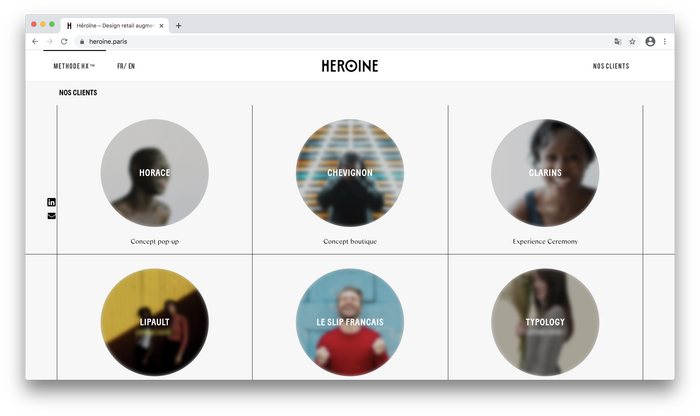 Héroïne website 3