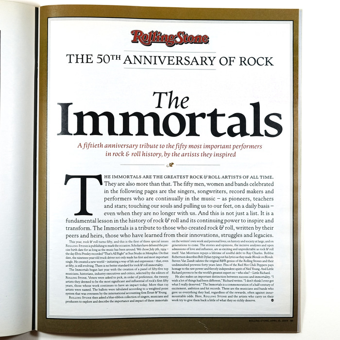 Rolling Stone magazine (2004&ndash;2006) 2