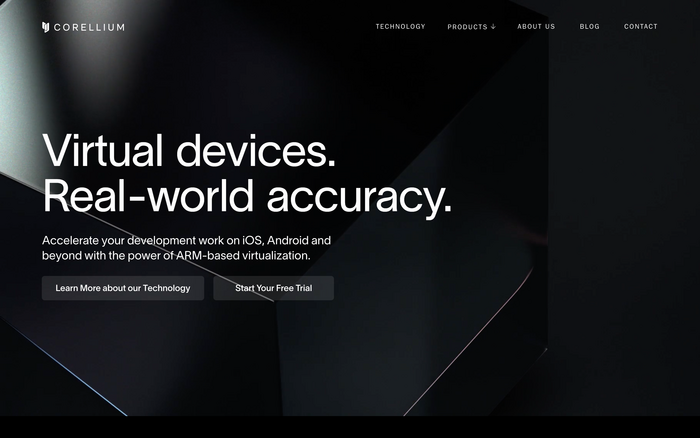 Corellium website 1