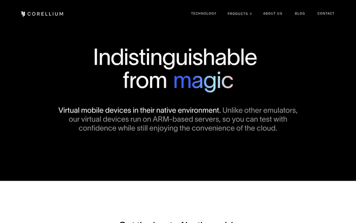 Corellium website 3