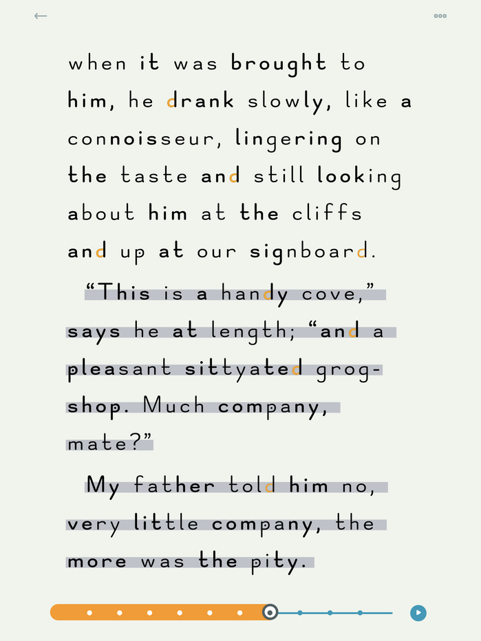 Text after adjustment.