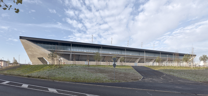 Signage for the Stade de la Tuilière in Lausanne 2