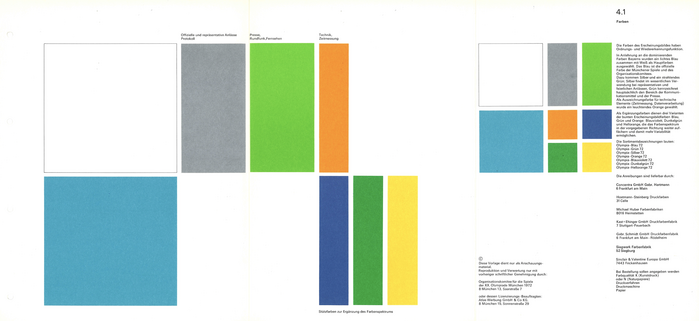 4.1 Colours:

The colours of the visual identity have a regulatory and recognition function.