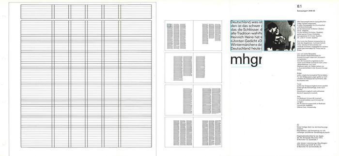8.1 Print area ⅔ DIN A3:

All print areas are organised in the typographic Didot system.