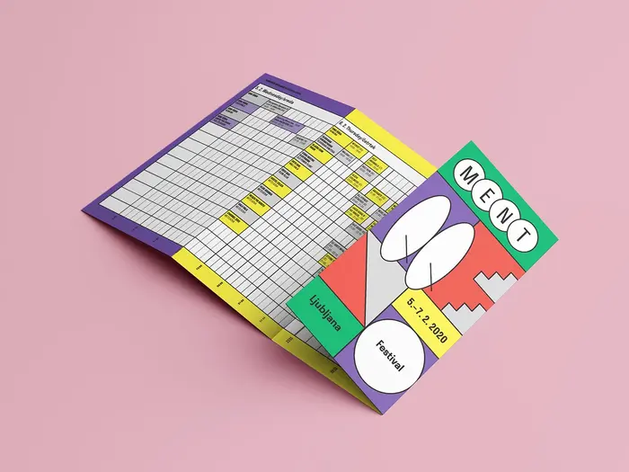 Flyer with schedule.