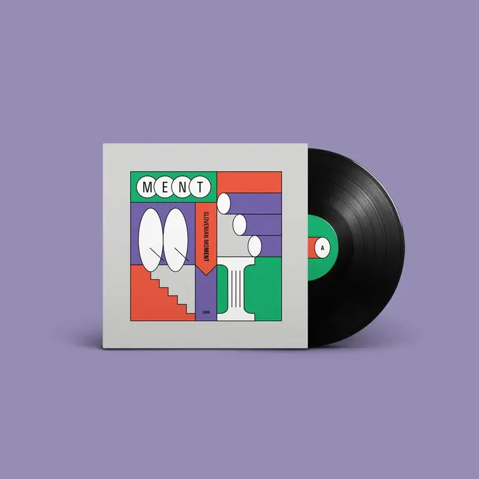 Cover of the 2020 moMENT compilation. Vinyl records were made available at the festival.