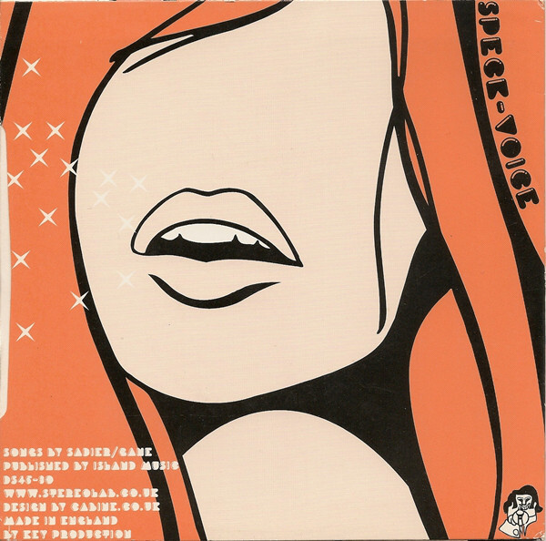 The back cover of the single.