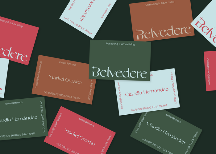 Belvedere Agency identity &amp; website 1