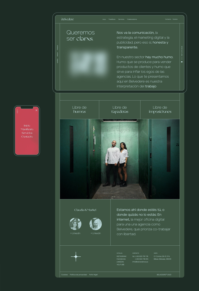 Belvedere Agency identity &amp; website 2