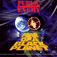 Public Enemy – <cite>Fear of a Black Planet</cite> album cover