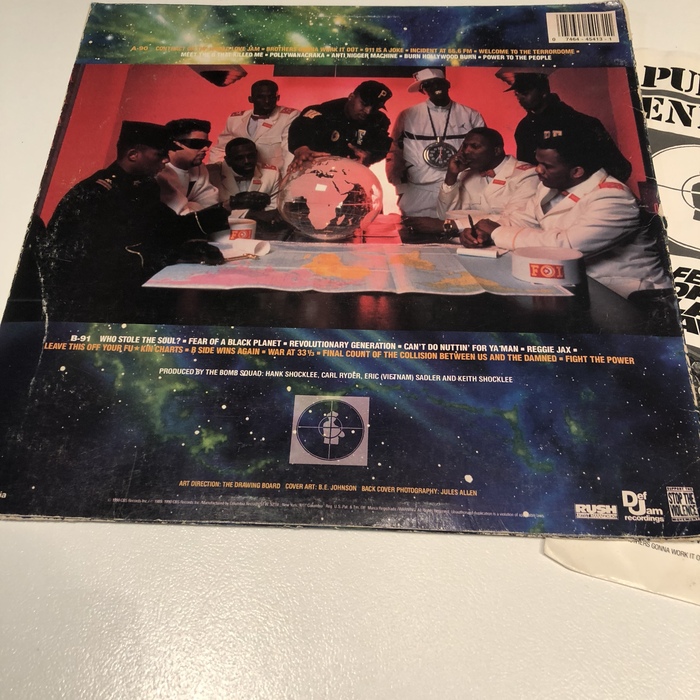 Public Enemy – Fear of a Black Planet album cover 3