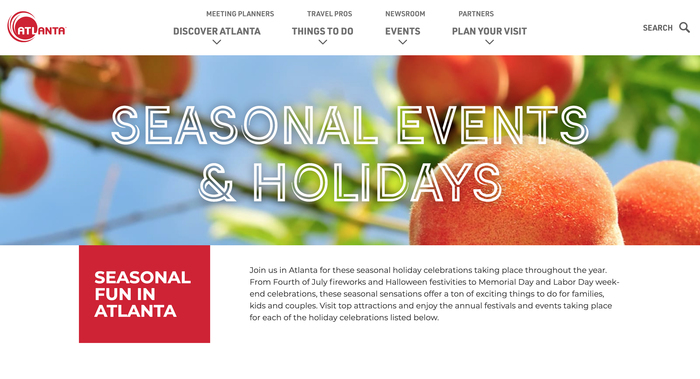 Discover Atlanta website 3