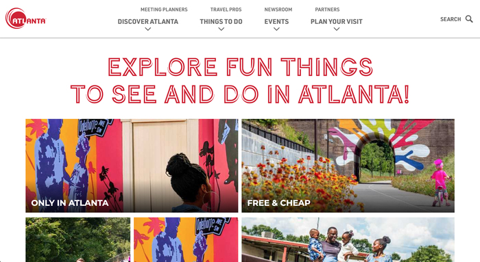 Discover Atlanta website 5