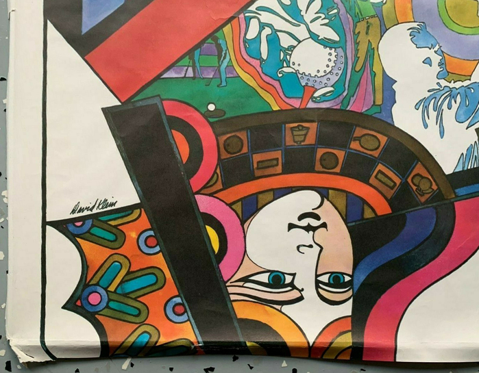 Detail with David Klein’s signature.