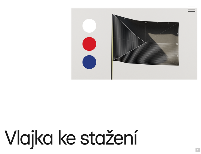 Česká vlajka website 1