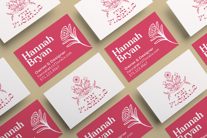 TriFlorals branding &amp; website 1