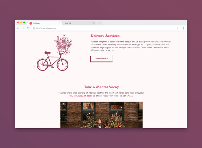 TriFlorals branding &amp; website 4