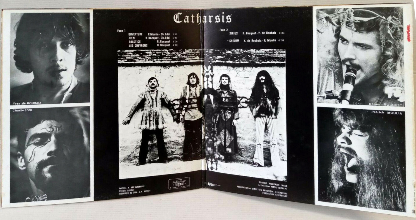 Catharsis – Catharsis (1972) album art and “Les Chevrons” / “Solstice ...