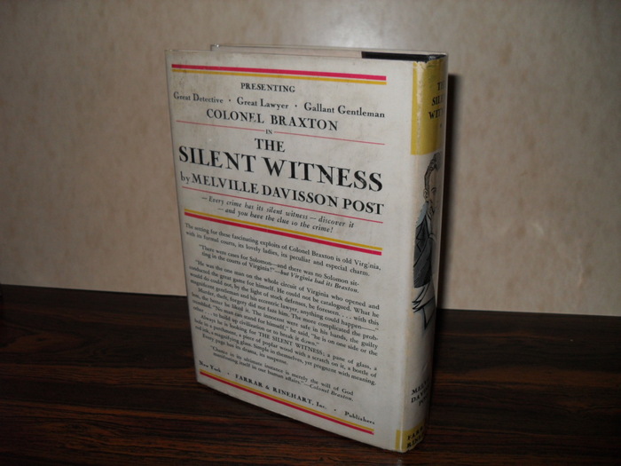 The Silent Witness by Melville Davisson Post 2