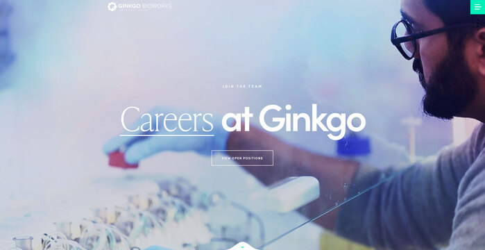 Ginkgo Bioworks website 5