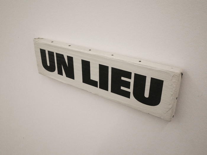 Un Lieu, from the “Notes, Études” series, 1985–88.