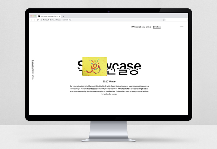 Falmouth University, MA Graphic Design (online) 6
