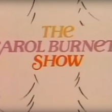 <cite>The Carol Burnett Show</cite> TV show logo