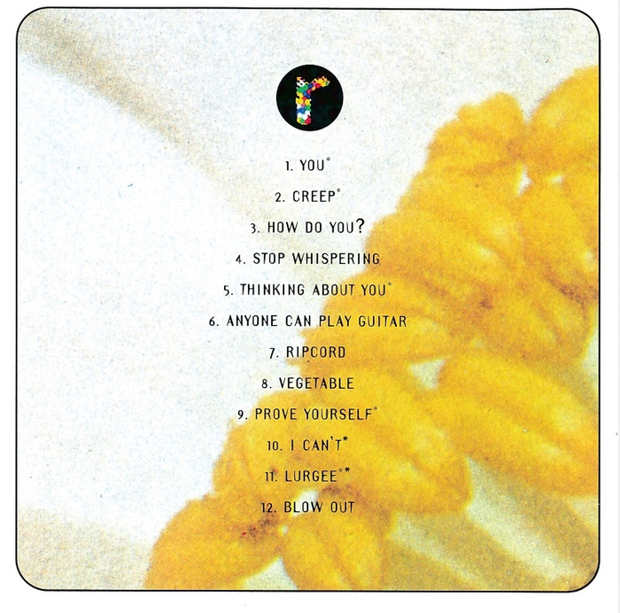 Radiohead – Pablo Honey album art 2