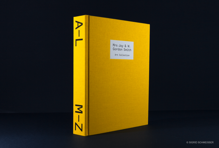 Book cover: A–L/M–Z: The Mrs Jay and W. Gordon Smith art collection.