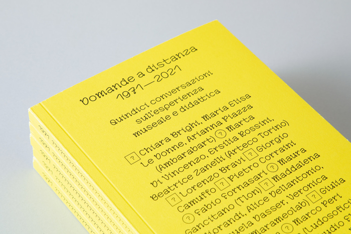 Domande a distanza 1971–2021 (ISIA Urbino) 1