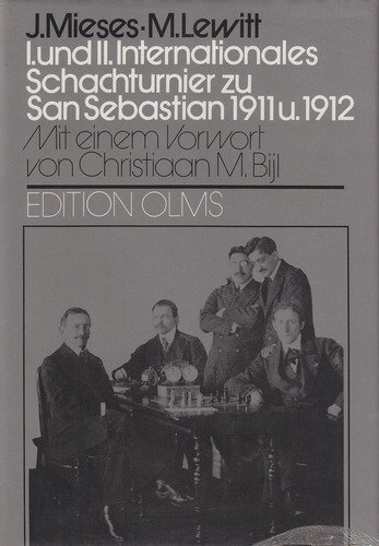 I. und II. Internationales Schachturnier zu San Sebastian 1911 u. 1912 by Jacques Mieses and Moritz Lewitt. With a foreword by Christiaan M. Bijl. Edition Olms, 1982. Note the use of the narrow c in &ldquo;Schachturnier&rdquo;.