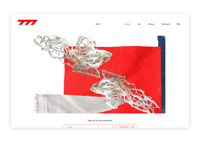 Seven77 website 1