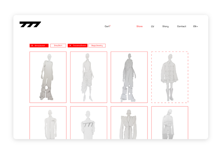 Seven77 website 3