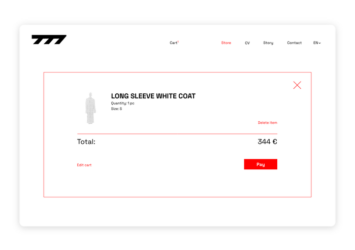 Seven77 website 5
