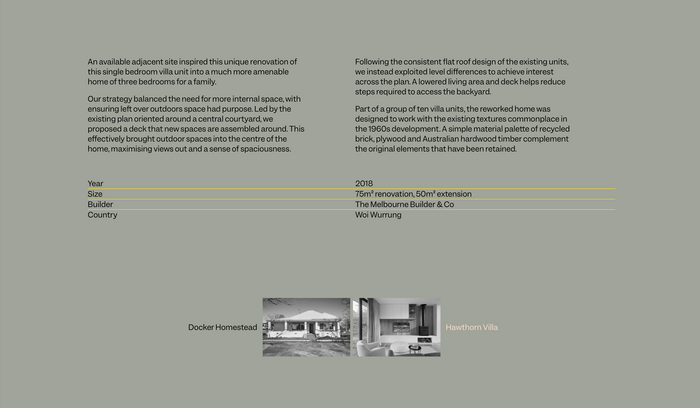 Michael McManus Architects website 2
