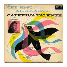 Caterina Valente – <cite>The Hi-Fi Nightingale…</cite> album art