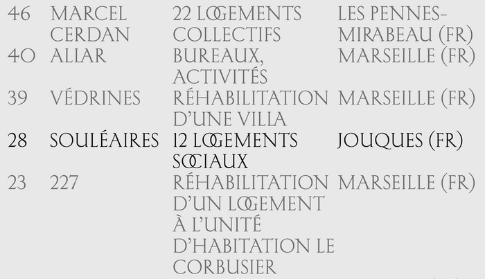 Detail from the Selection page, featuring Kessler with some of its discretionary capital ligatures, here for the OG and OC pairs.