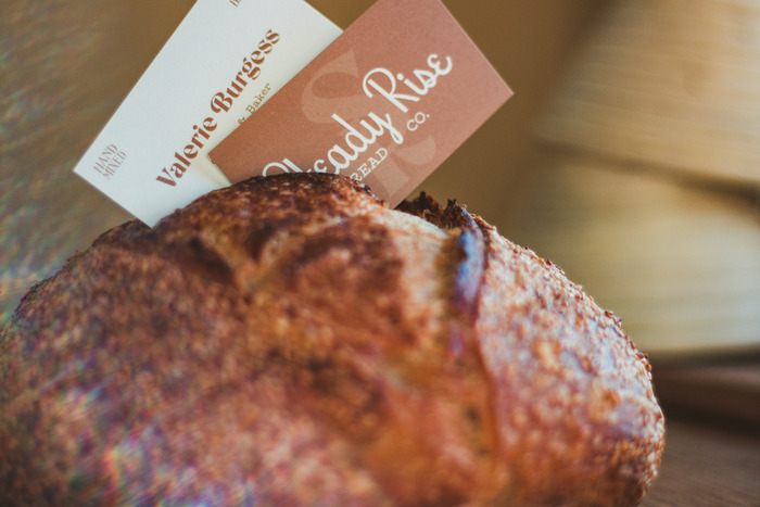 Steady Rise Bread Co. logo and branding 4