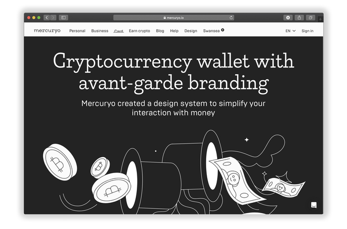 Mercuryo website and identity 3