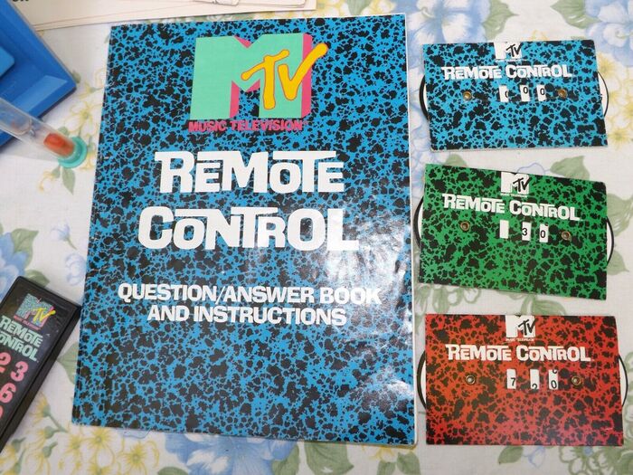 Board game instruction book.