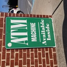 “ATM Machine Available Inside” sign, Dillsburg