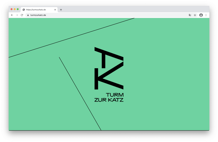 Homepage with TZK monogram and wordmark.