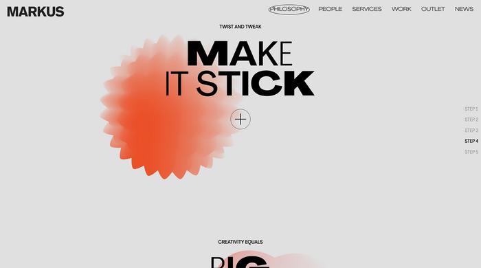 Markus portfolio website 4