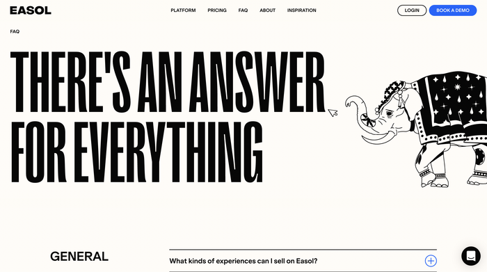 Easol website 3