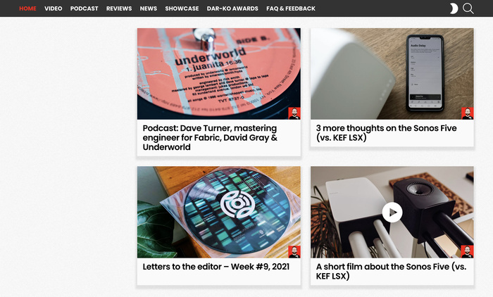 Darko audio website 5