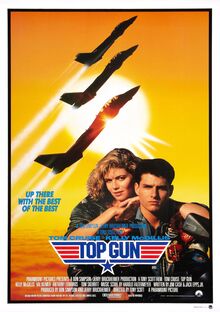 <cite>Top Gun</cite> (1986) movie poster
