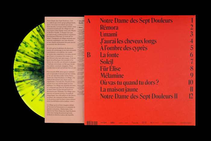 Klô Pelgag — Notre-Dame-Des-Sept-Douleurs album art 2